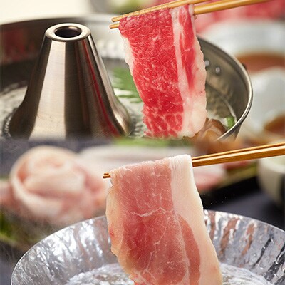 長崎和牛・出島ばらいろ切り落とし800g&長崎県産「競り美豚」ロース切り落とし1.5kg