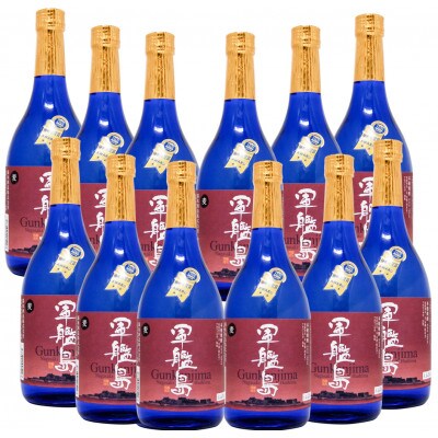 長崎 軍艦島 麦焼酎　720ml 12本セット