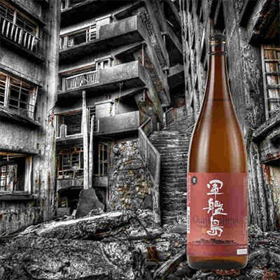 【発送月固定定期便】麦長崎焼酎飲み比べセット/九州魂 軍艦島 720ml 2本箱入 全2回