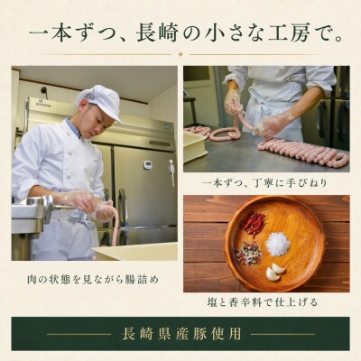 【長崎県産豚】生ソーセージ5種25本・約500g|食べ比べ・冷凍