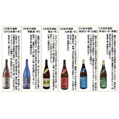 芋焼酎 贅沢づくし 飲み比べセット 1,800ml×6本