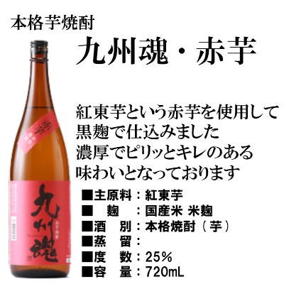 九州魂焼酎3種飲み比べセット 720ml×3本