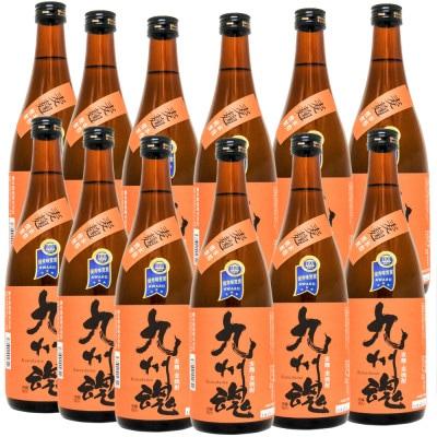 九州魂 むぎ焼酎(720ml×12本セット)