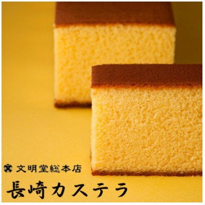 【毎月定期便】文明堂 長崎カステラ2号(1号10切入×2本入)(長崎市)全3回