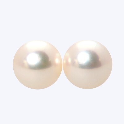 あこや真珠(約7.5mm珠)ピアス/K14ホワイトゴールド