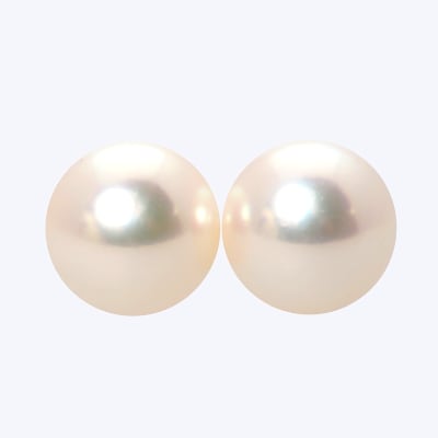 あこや真珠(約7.5mm珠)ピアス/K18イエローゴールド