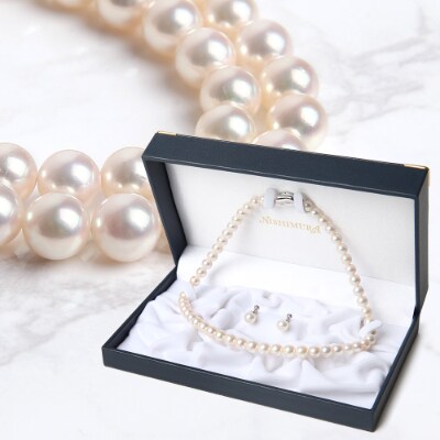 花珠 あこや真珠 7 5 8 0mm 鑑定書付 イヤリング パール セット お礼品詳細 ふるさと納税なら さとふる