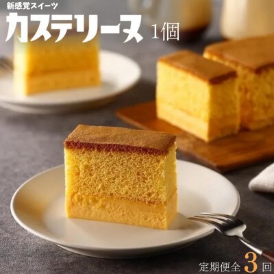 【毎月定期便】長崎カステリーヌ　1個　～パティシエが生み出す新感覚スイーツ～全3回