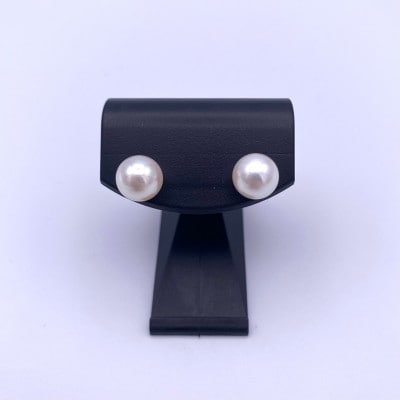 あこや真珠　ピアス(8.0-8.5mm)(SV)
