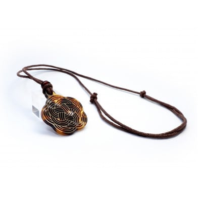 【べっ甲】《Mizuhiki シリーズ》Azalea ペンダント