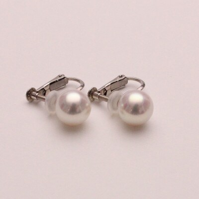アコヤ真珠イヤリング8.0-8.5mm【K14WG】