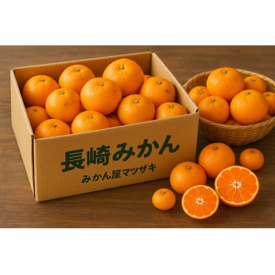 【樹上完熟】長崎みかん(させぼ温州) 計3kg