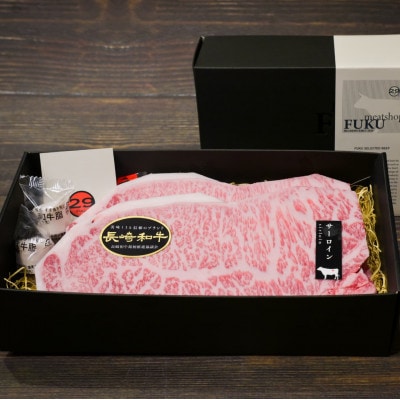 【A4～A5ランク】長崎和牛サーロインステーキ 約200g×2枚 計約400g(長崎市)