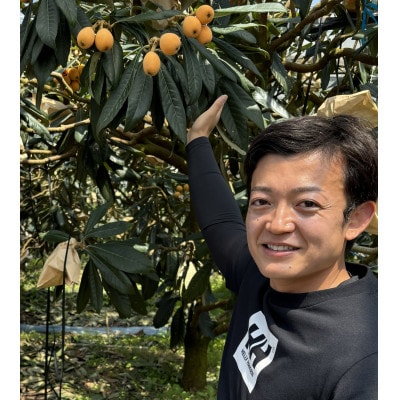 長崎県産ハウスびわ 計1キロ Lサイズ24個入り