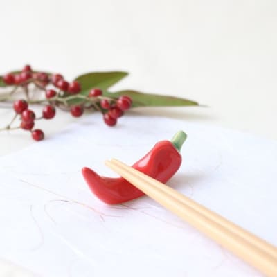 イホシロ窯　手作り　野菜(人気)箸置き5種類　gf425