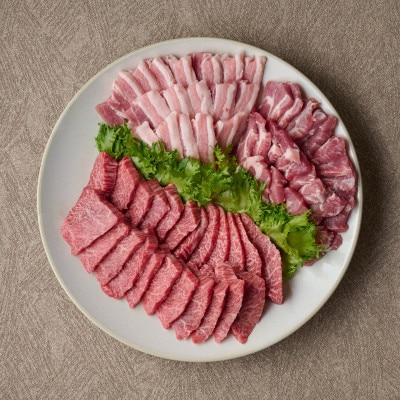 飛騨牛・ボーノポーク焼肉セット合計1Kg