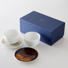 【miyama.】色のグラデーションが味わい深い、モダンな日常使いの茶の器　かさね茶器　組煎茶碗