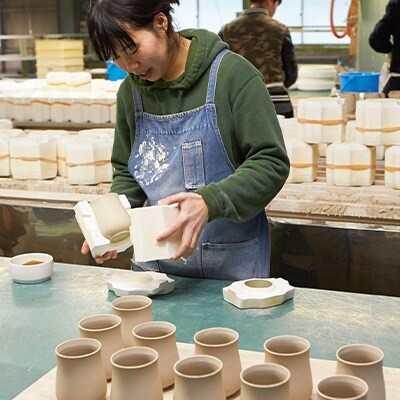 【miyama.】色のグラデーションが味わい深い、モダンな日常使いの茶の器　かさね茶器　茶器セット