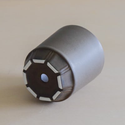 母の日おすすめの鉢植え　花のある暮らしを手軽に　miyama.の植木鉢S　ブラウン2個　美濃焼