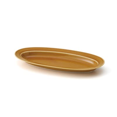 miyama.のカレーのうつわ　いつものカレー皿　 うす飴