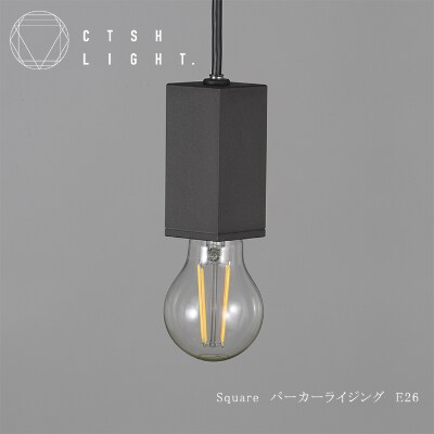 CTSH LIGHT. ペンダントライト【SQUARE パーカーライジングE-26】