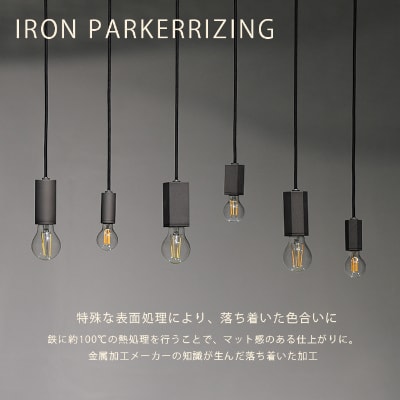 CTSH LIGHT. ペンダントライト【HEXAGONパーカーライジングE-26】