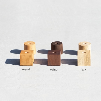 CTSH LIGHT. ペンダントライト SQUARE【Walnut×クロム加工  E-26】