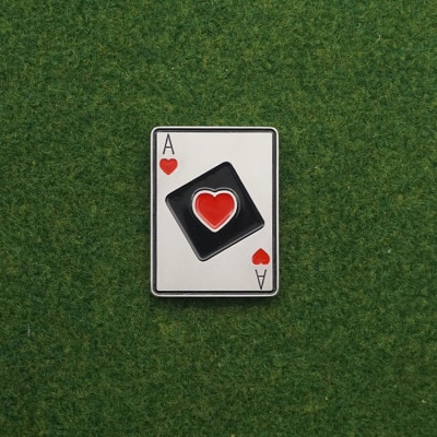 ボールマーカー　ACE OF HEARTS【PAGANICA TOOLS】
