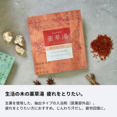 生活の木の薬草湯 疲れをとりたい。2袋セット(7包×2袋)【生活の木瑞浪ファクトリー直送】