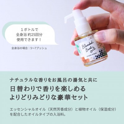 ブレンドバスオイル全5種コンプリートセット 瑞浪ファクトリー直送