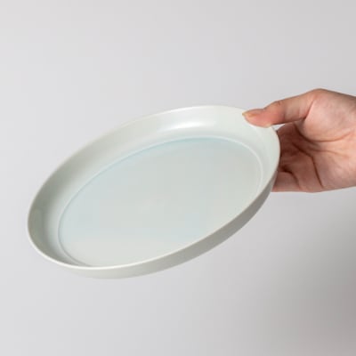 【美濃焼・tripware】グッドデザイン賞受賞 プレート210　2枚　水釉