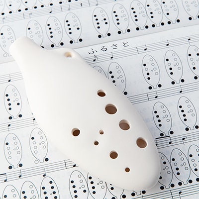美濃焼 本物の楽器工作キット セラリーナ12音階(自分でつくるお絵描き工作キット)