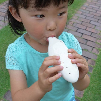 美濃焼 オカリナより簡単!子供でも吹けるお絵かき楽器工作キット(セラリーナKids8音階)