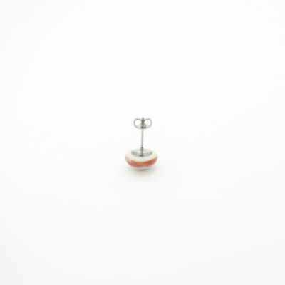 【美濃焼】梅むらタイルピアス(直径10mm)