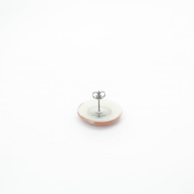 【美濃焼】梅むらタイルピアス(直径20mm)