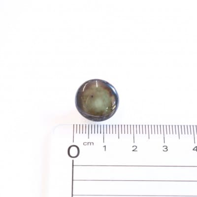 【美濃焼】苔むらタイルイヤリング(直径15mm)
