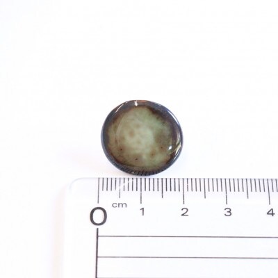 【美濃焼】苔むらタイルピアス(直径20mm)
