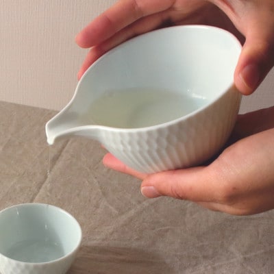 【3色SET】美濃焼 さざなみ 片口小鉢 200cc 11.8××9.5×5cm 小田陶器