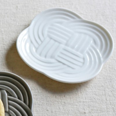 【4枚SET】美濃焼 結 11小皿 白 ホワイト 10.8×1.2cm 小田陶器