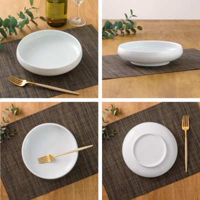 美濃焼 鉄鉢21【2枚SET 21×5cm 1100cc】 小田陶器