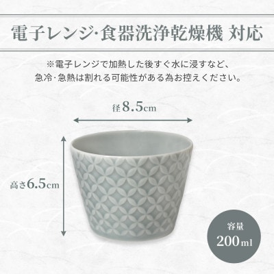【美濃焼】 吉祥 8.5猪口カップ 七宝 瑞浪市 / JS企画 小田陶器