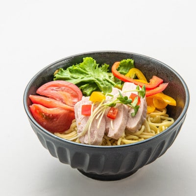 【美濃焼/みずなみ焼】シックな北欧風食器　しのぎうどん丼2個セット(ブルーグレー/くすみグレー)