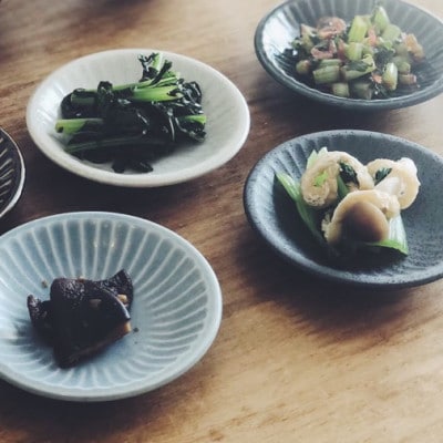 【美濃焼/みずなみ焼】しのぎプレートS・小皿3枚セット　窯変ホワイト