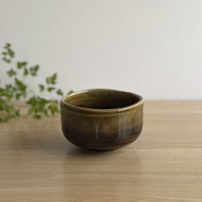 【美濃焼・みずなみ焼】抹茶椀　宮島　箱入り