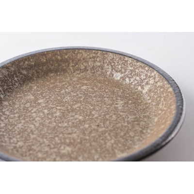 【美濃焼】チグ 15cm小皿 茶/箱入り4枚セット 78193495