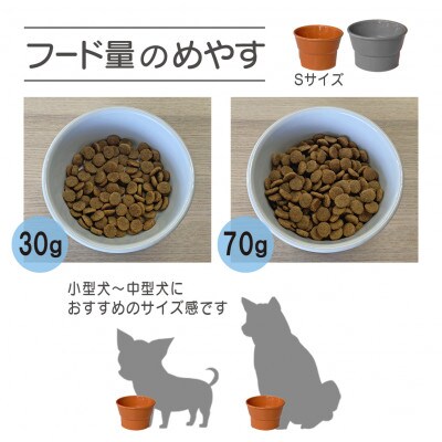 美濃焼　陶器製ペット用プレーンフードボウル【丸高台フードボウルS/ラベンダーpet96】
