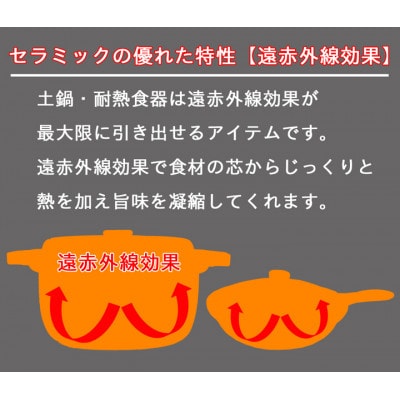 美濃焼 名入れオーダー土鍋【ARMY ホワイトロゴ 8号】オレンジ【YA024】