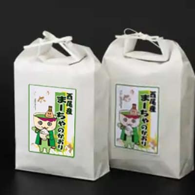 西尾のお米10kg(あいちのかおり5kg×2)・K198-31