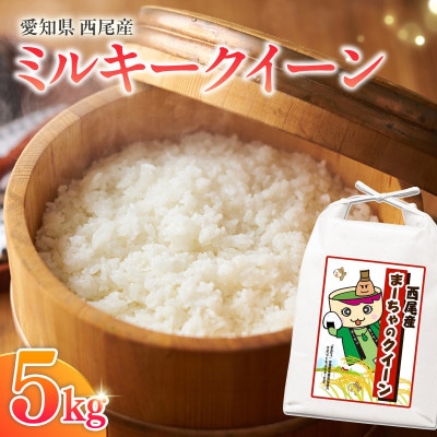 西尾産お米5kg(ミルキークイーン)・K349