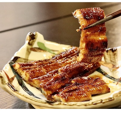 三河のうなぎ白焼き大サイズ2尾セットでお届け♪こだわりのタレ付・K185-16